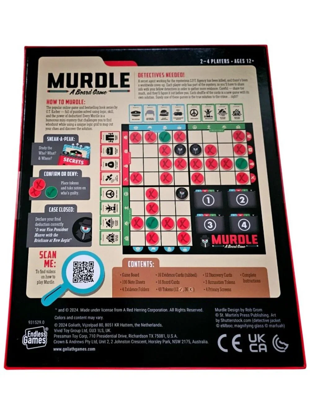 Endless Games Murdle: Game‎ of Logic and Deductive Reasoning